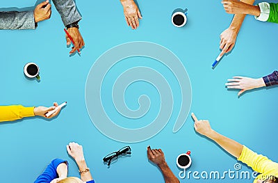 Diversity People Sharing Reaching Connecting Together Concept Stock Photo