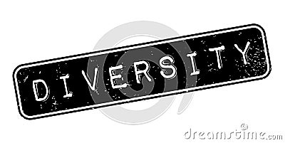 Diversity rubber stamp Vector Illustration