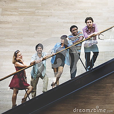 Diversity Teenager Friends Youth Culture Concept Stock Photo