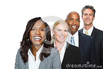 Divese group of business people. Stock Photo