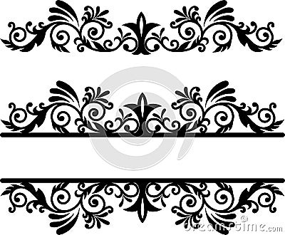 Divider, Border, Flourish Element, Decorative, Decorative Stock Photo