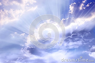 Divine light Stock Photo