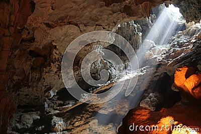 Divine ray of light Stock Photo