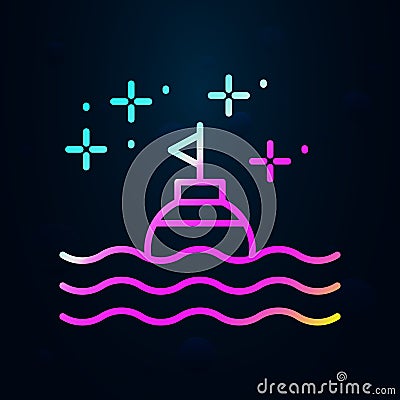 Diving buoy nolan icon. Simple thin line, outline vector of diving icons for ui and ux, website or mobile application Stock Photo