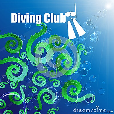 Diving club. Stock Photo