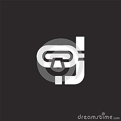 diving googles icon. Filled diving googles icon for website design and mobile, app development. diving googles icon from filled Vector Illustration