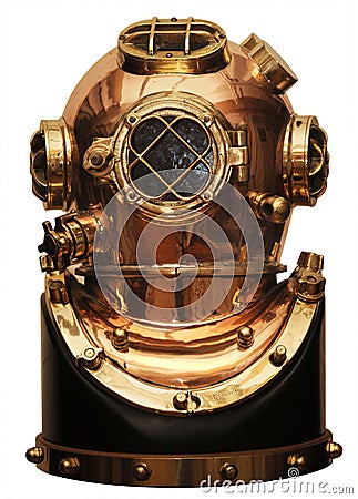 Diving helmet Stock Photo