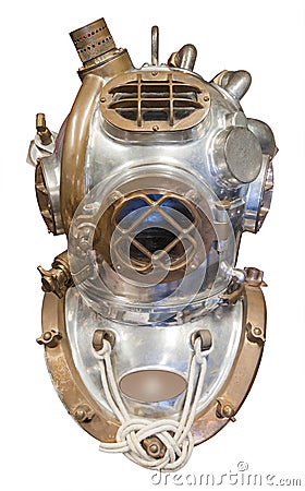 Diving helmet Stock Photo