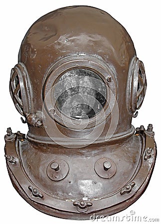 Diving helmet Stock Photo