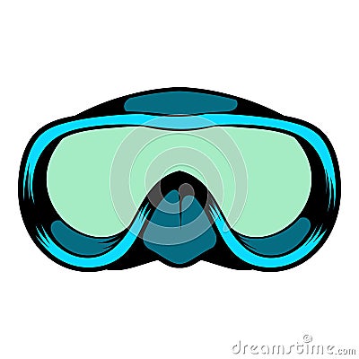Diving mask icon, icon cartoon Vector Illustration