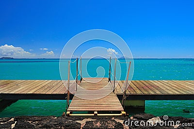 Diving Platform Stock Photo