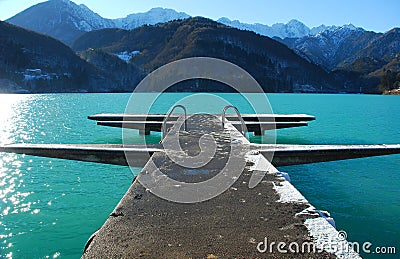 Diving Platform Stock Photo