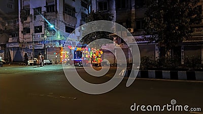 Diwali Decoration lamps and show pieces in the markets of India Editorial Stock Photo