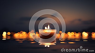 Diwali Deepavali is the main Indian holiday-festival, a festival of lights that symbolizes the victory of light over Stock Photo