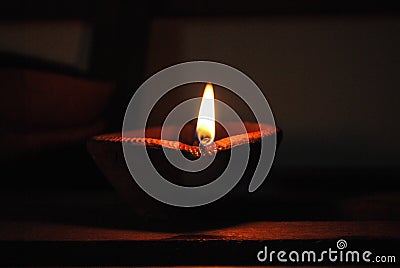 Diwali Diya Stock Photo