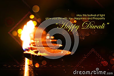 Diwali Holiday background Stock Photo