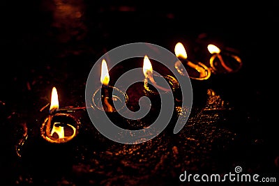 Diwali lights Stock Photo