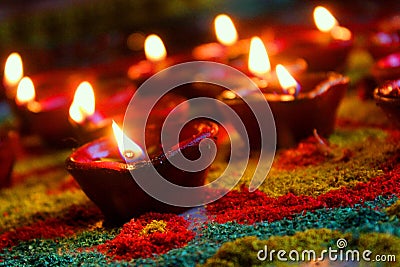 Diwali the festival of lights and togetherness. Stock Photo