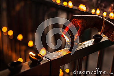 Diwali lights Stock Photo