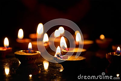 Diwali lights, India Stock Photo