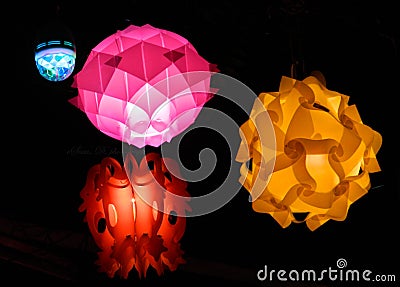 Dance of light in Diwali Time Stock Photo