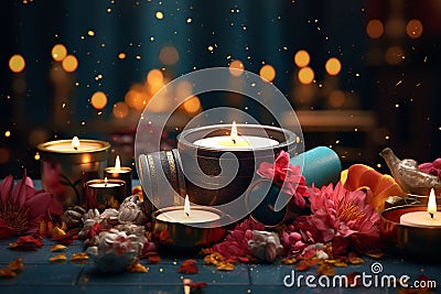 Diwali sale with vibrant colors and attractive Stock Photo