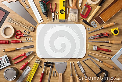 DIY and home improvement banner Stock Photo