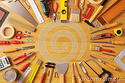 DIY and home improvement banner Stock Photo