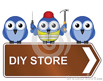 DIY store Vector Illustration