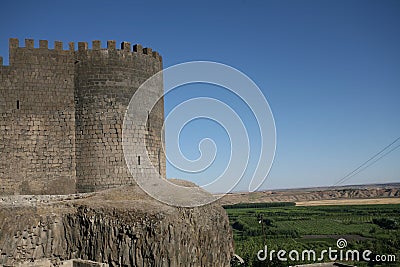Diyarbakir Castle Stock Photo