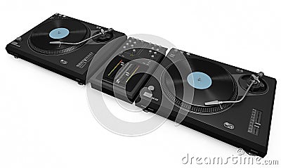 DJ gear Stock Photo