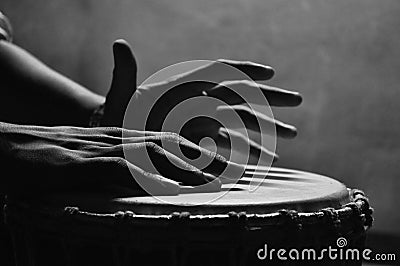 Djembe Stock Photo