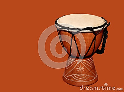 Djembe drum Stock Photo