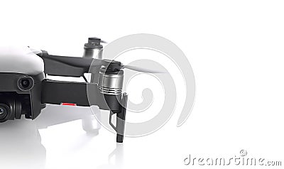 DJI MAVIC AIR on white background. compact drone by DJI. 08.06.2019, Rostov region, Russia Editorial Stock Photo