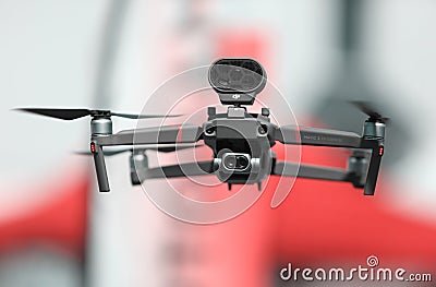 DJI Mavic 2 Enterprise with reproduktor Editorial Stock Photo