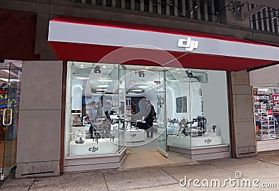 DJI Store In NY Editorial Stock Photo