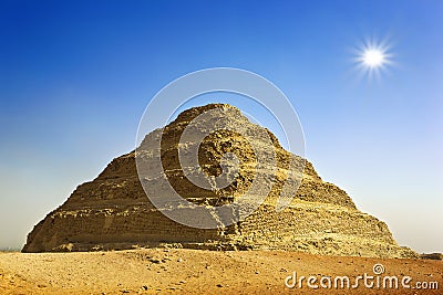 Djoser's Step Pyramid Stock Photo