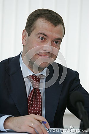 Dmitry Medvedev Editorial Stock Photo