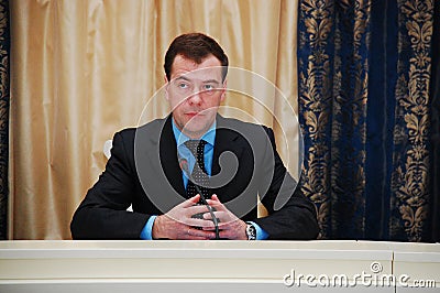 Dmitry Medvedev Editorial Stock Photo