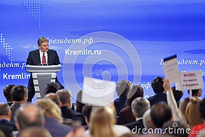 Dmitry Sergeyevich Peskov Editorial Stock Photo