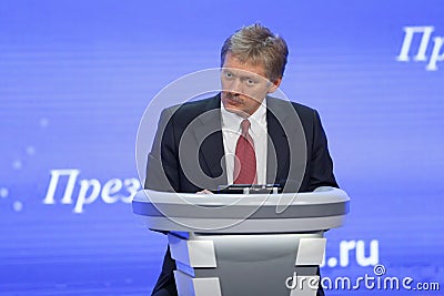 Dmitry Sergeyevich Peskov Editorial Stock Photo