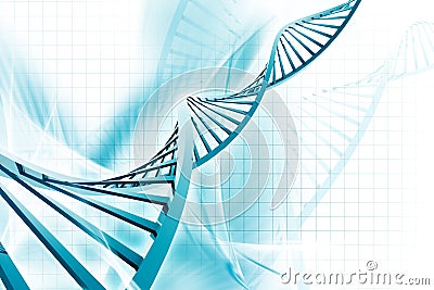 Dna Cartoon Illustration