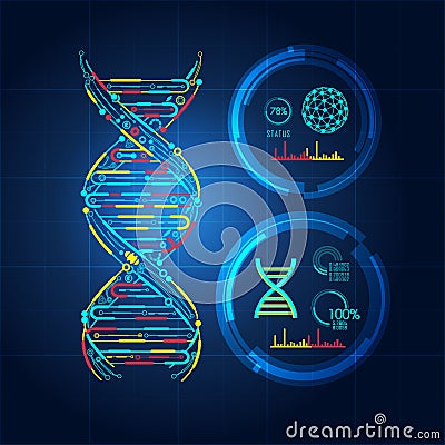 DNA Vector Illustration