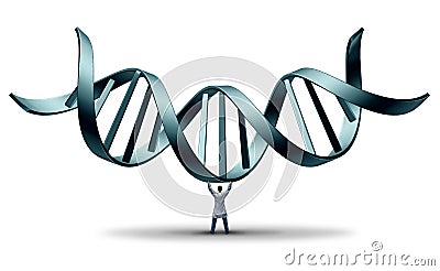 DNA Doctor Stock Photo