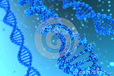 DNA helix Stock Photo