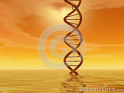 DNA landscape Stock Photo