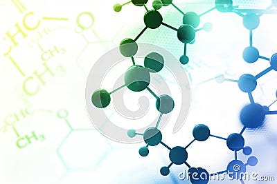 DNA, Molecule, Chemistry in laboratory lab test Stock Photo