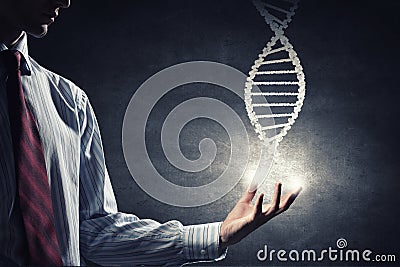 Dna molecule Stock Photo