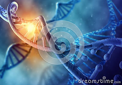 DNA molecule Stock Photo