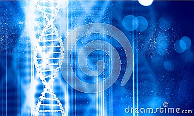 Dna molecule Stock Photo